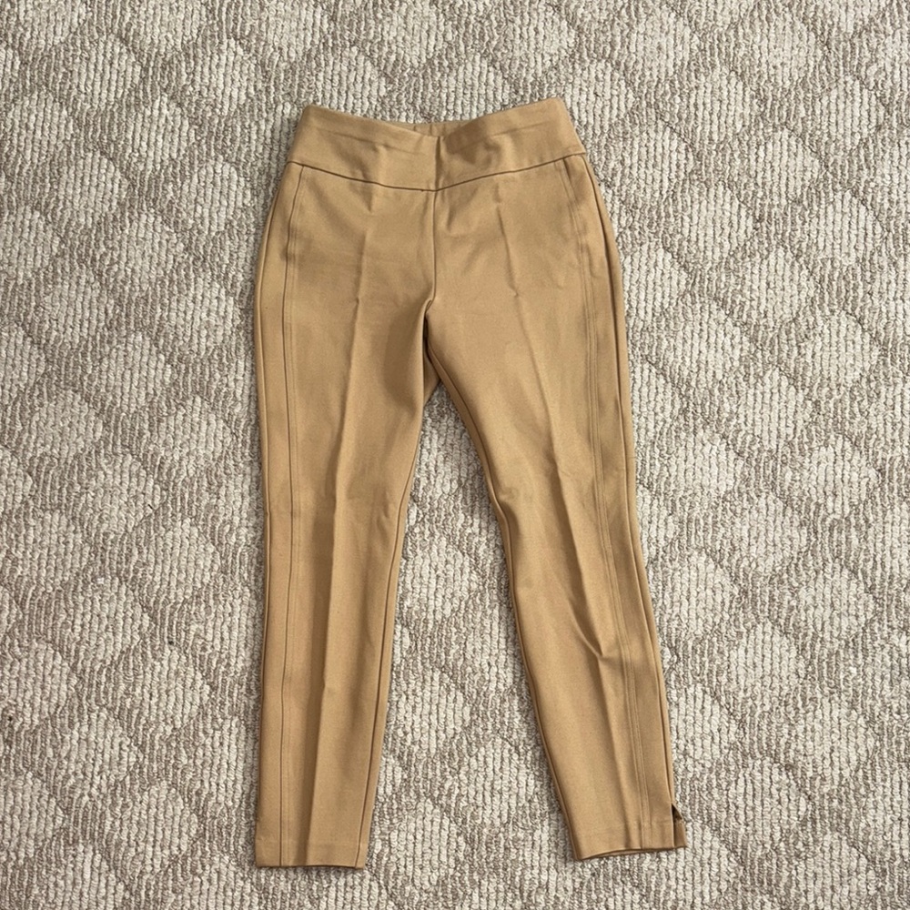 Camel High-Waisted Women's Pants